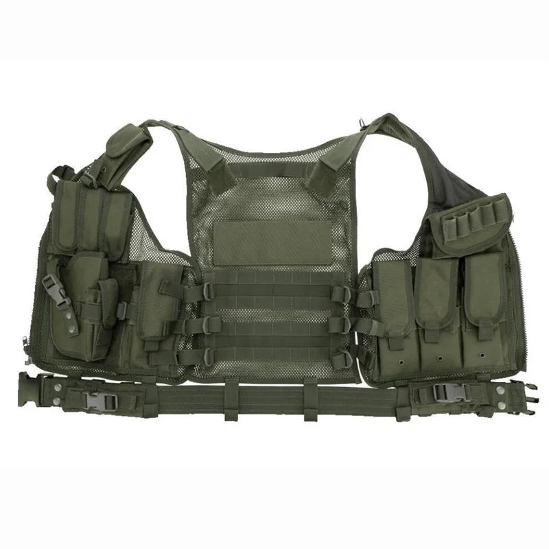 2022 Tactical Equipment Military Molle Vest Hunting Armor Vest Army Gear Airsoft Paintball Combat Protective Vest For CS Wargame