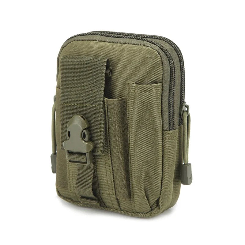 Men's Belt Bag Outdoor Waist Phone Pouch Nylon Waterproof Tactical Molle Pocket Sports Hunting Accessories EDC Tool Storage Pack