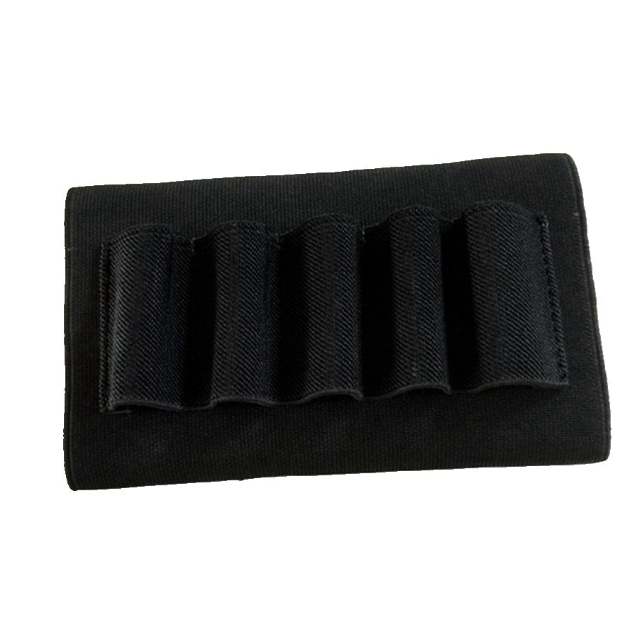 Pouches Gun Accessories Buttstock 12 Gauge Ammo Cartridges Holder Elastic for Hunting Shooting ELUANSHI neoprene Nylon Fabric